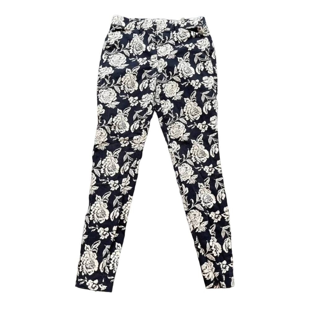 GAP Floral Slim Ankle Pants